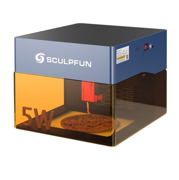 USED: SCULPFUN ICUBE (3.5W) LASER ENGRAVER & CUTTER