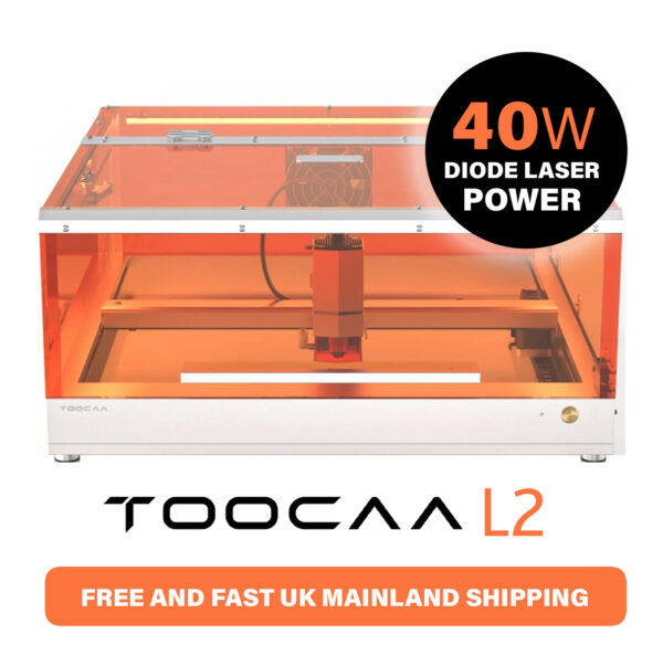 TOOCAA L2 40W-PLUS LASER ENGRAVER / CUTTER BUNDLE - Image 2